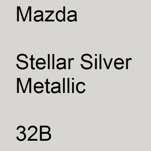 Mazda, Stellar Silver Metallic, 32B.